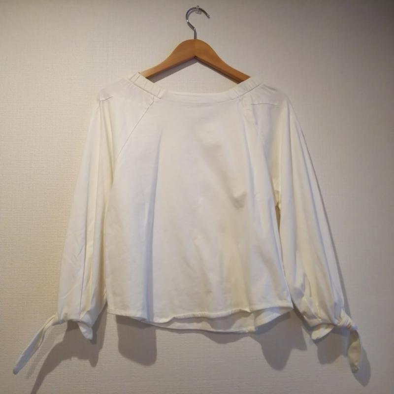 マルレーヌ ジョベル MARLENE JOBERT カットソー 長袖 M 無地 白 / ホワイト / レディース USED 古着 中古 10007210