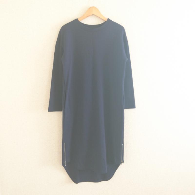 アメリカンラグシー AMERICAN RAG CIE ワンピース ロングスカート FREE 無地 紺 / ネイビー / レディース USED 古着 中古 10007238