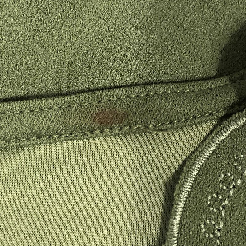 ショコラ フィネ ローブ chocol raffine robe シャツ、ブラウス 七分袖 FREE 無地 X 刺繍 緑 / グリーン / X 銀 / シルバー / レディース USED 古着 中古 10007267