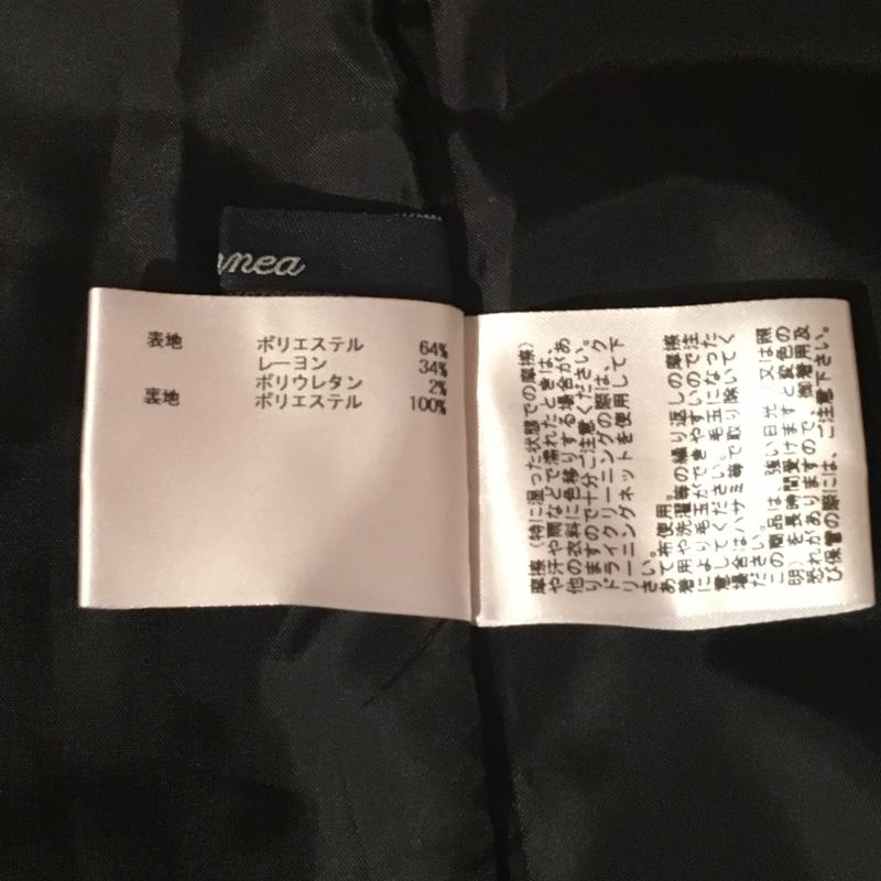 エンネア Ennea スカート ひざ丈スカート 40 無地 黒 / ブラック / レディース USED 古着 中古 10007310