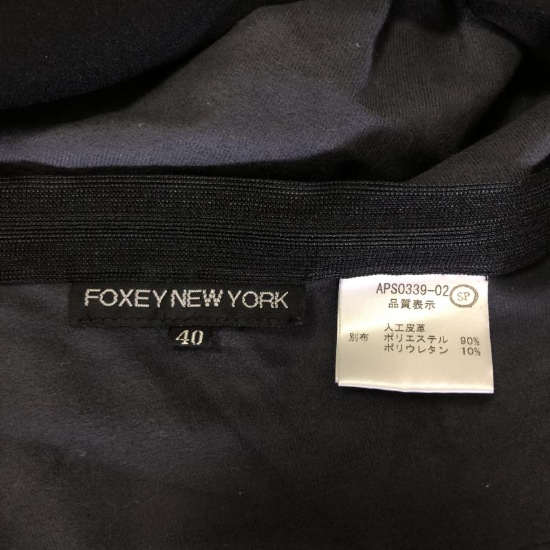 フォクシーニューヨーク FOXEYNEWYORK キャミソール キャミソール 40 無地 黒 / ブラック / レディース USED 古着 中古 10007370