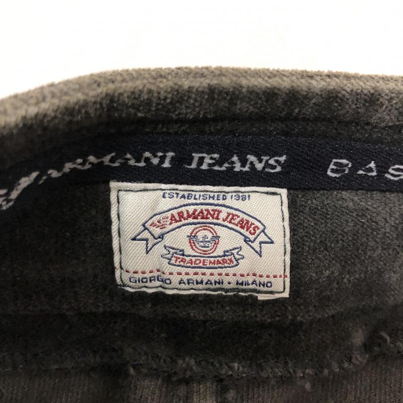 アルマーニジーンズ ARMANI JEANS スカート ひざ丈スカート 40 無地 灰 / グレー / レディース USED 古着 中古 10007386