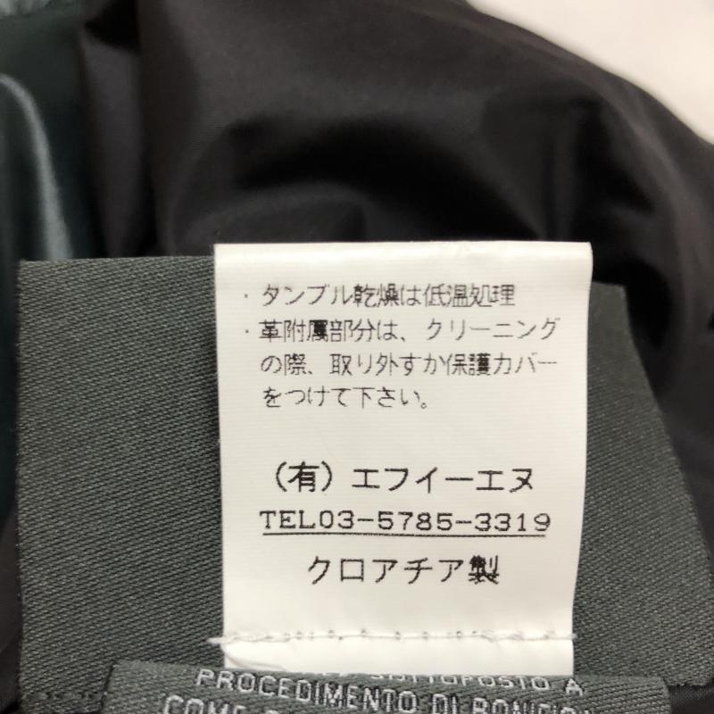 デュベティカ DUVETICA ジャケット、上着 ダウンベスト 46 無地 茶 / ブラウン / X 緑 / グリーン / メンズ USED 古着 中古 10007388