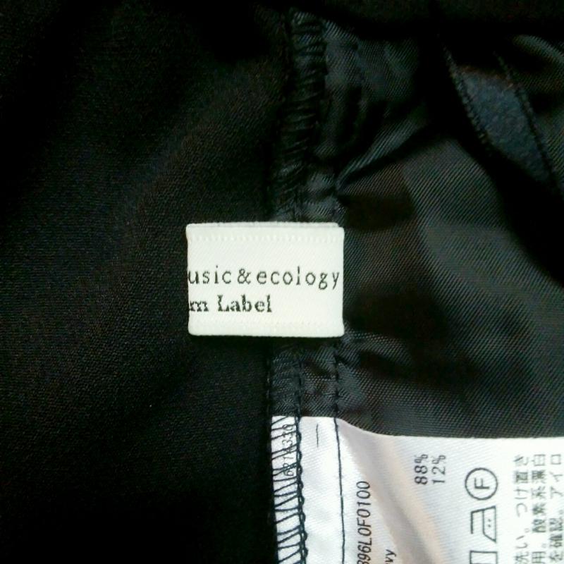 アースミュージックアンドエコロジー earth music&ecology パンツ スラックス M 無地 紺 / ネイビー / レディース USED 古着 中古 10007426