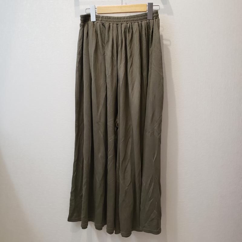 イーハイフンワールドギャラリーピー E hyphen world gallery PEACE パンツ スラックス スカンツ FREE 無地 緑 / グリーン / レディース USED 古着 中古 10007450