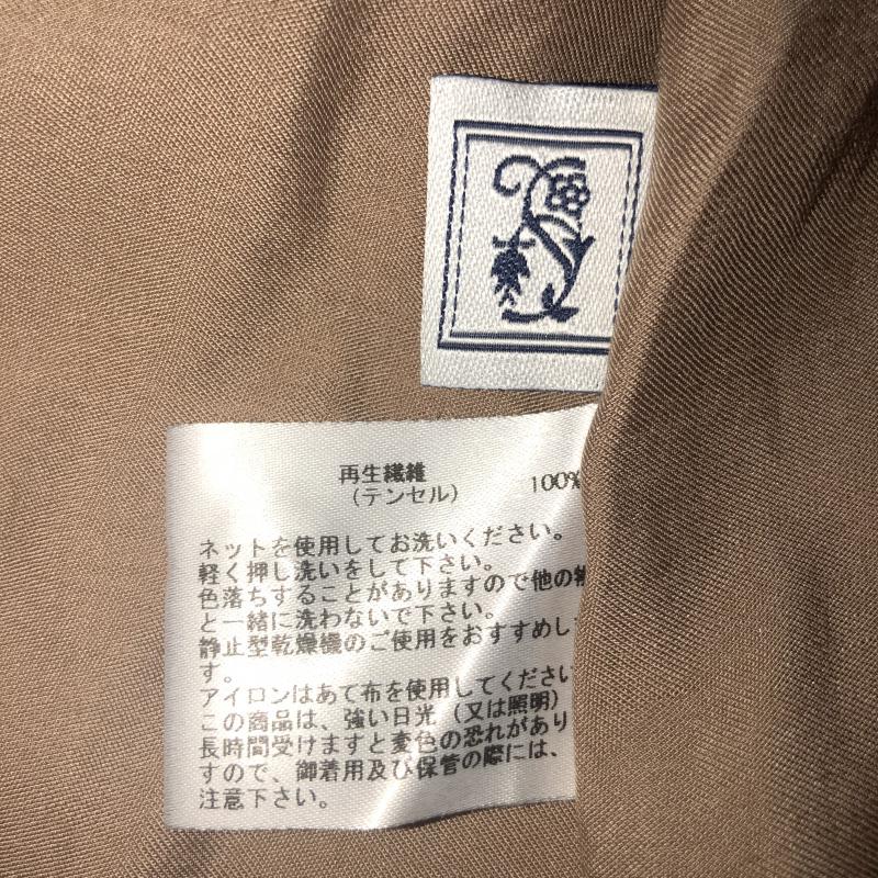 シードレイク Seadrake シャツ、ブラウス 長袖 36 無地 茶 / ブラウン / レディース USED 古着 中古 10007493