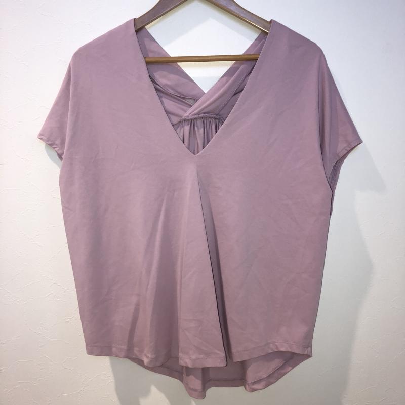 ロージー ROSIEE シャツ、ブラウス 半袖 36 無地 桃 / ピンク / レディース USED 古着 中古 10007494