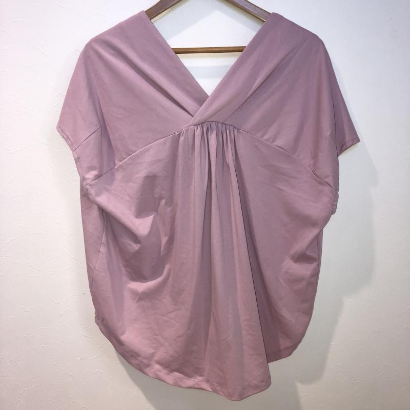ロージー ROSIEE シャツ、ブラウス 半袖 38 無地 桃 / ピンク / レディース USED 古着 中古 10007502