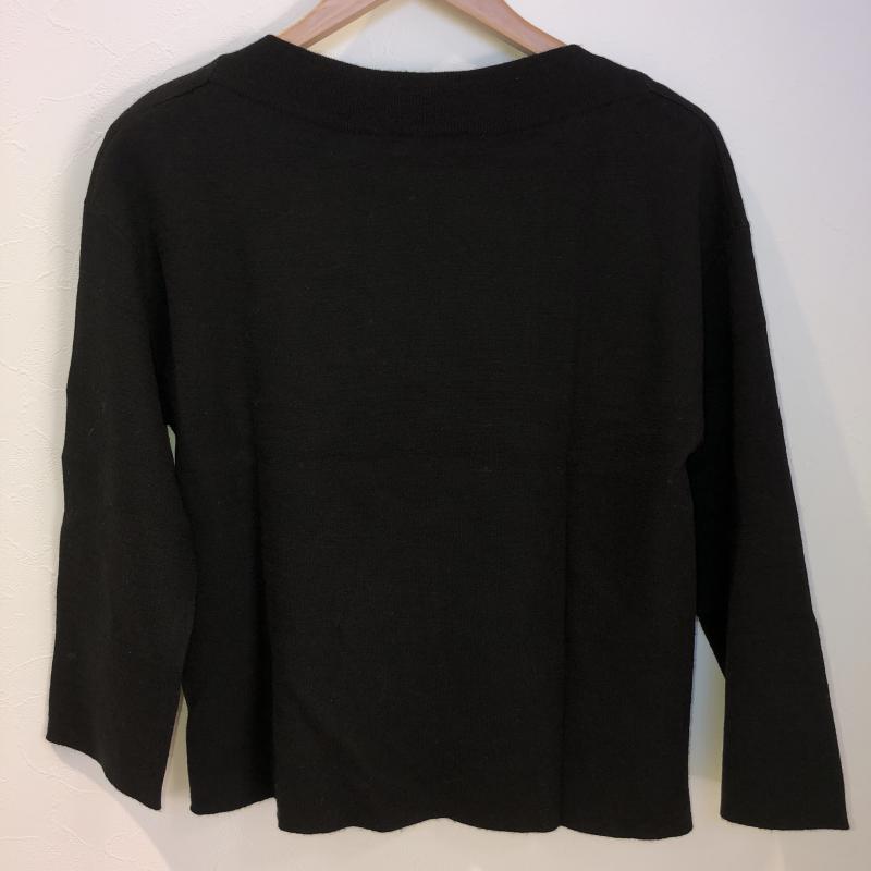 カーラ Cara カットソー 長袖 L 無地 黒 / ブラック / X 灰 / グレー / レディース USED 古着 中古 10007527
