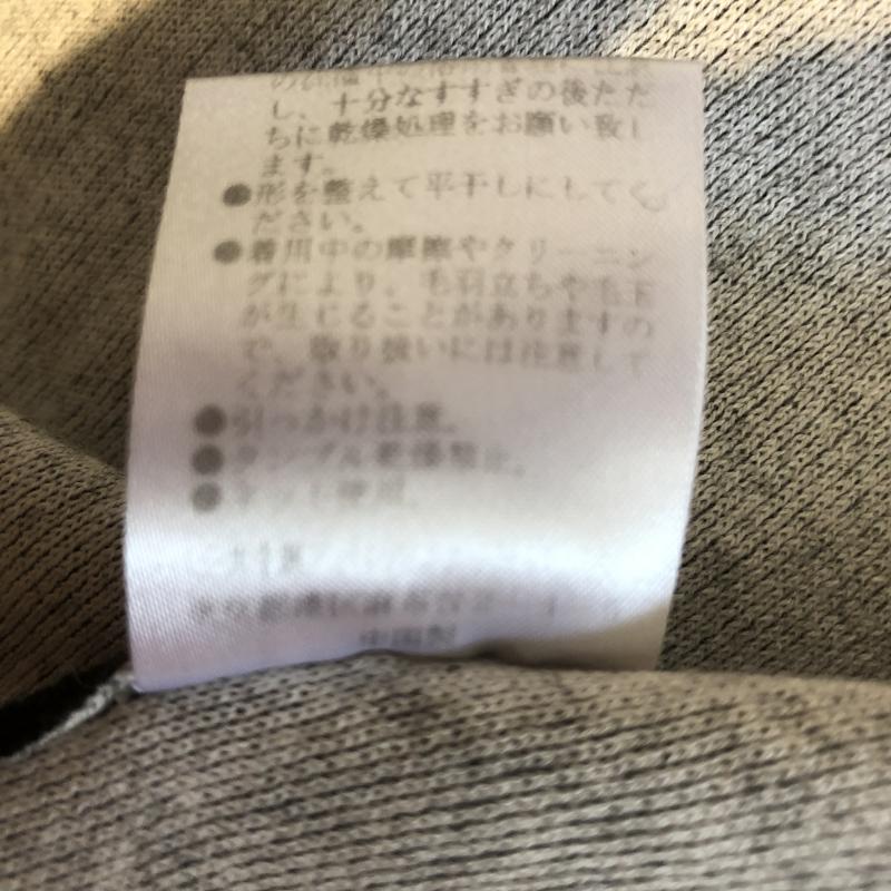 カーラ Cara カットソー 長袖 L 無地 黒 / ブラック / X 灰 / グレー / レディース USED 古着 中古 10007527