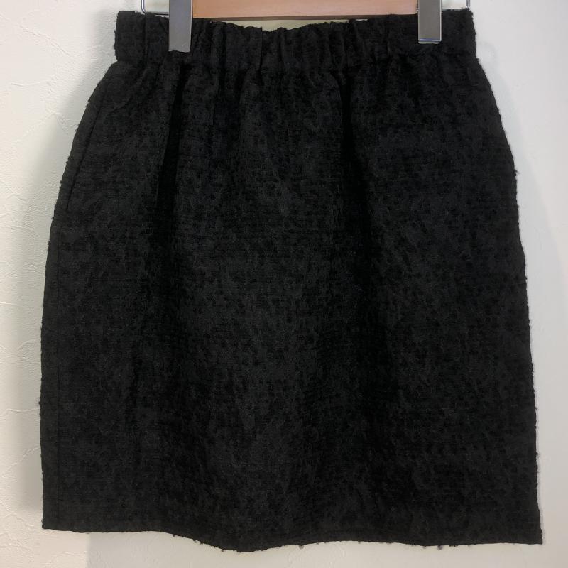 ソーノ Sono スカート ひざ丈スカート 1 無地 黒 / ブラック / レディース USED 古着 中古 10007531