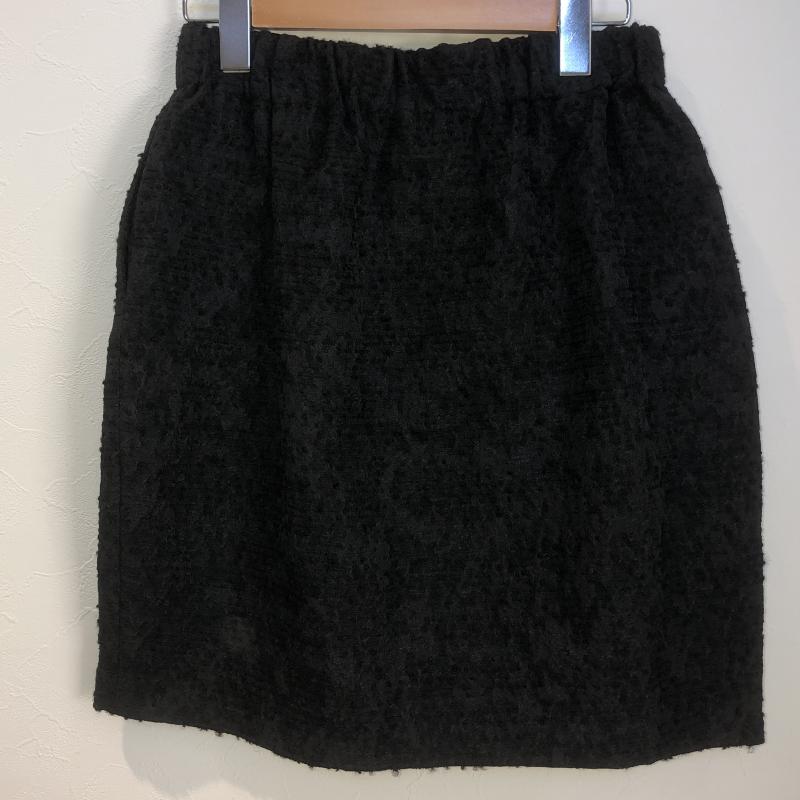 ソーノ Sono スカート ひざ丈スカート 1 無地 黒 / ブラック / レディース USED 古着 中古 10007531