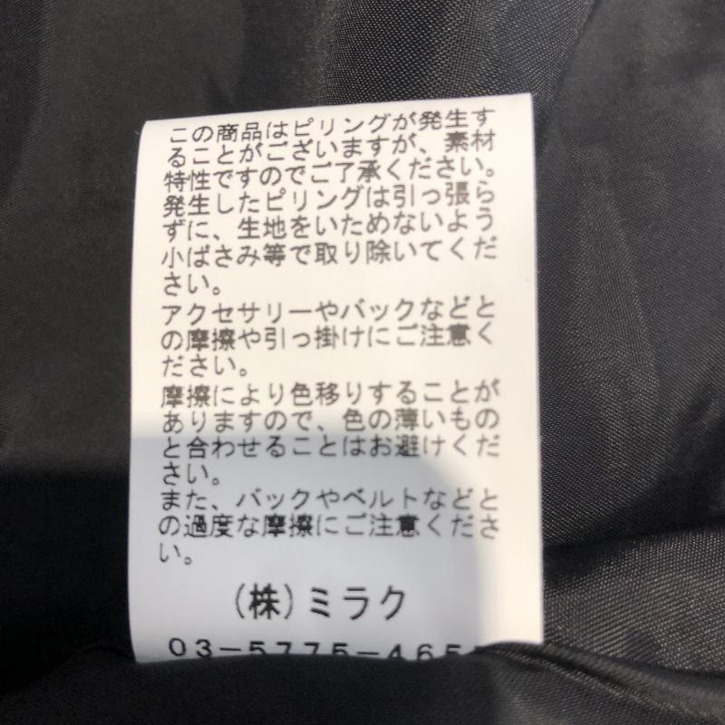 ソーノ Sono スカート ひざ丈スカート 1 無地 黒 / ブラック / レディース USED 古着 中古 10007535