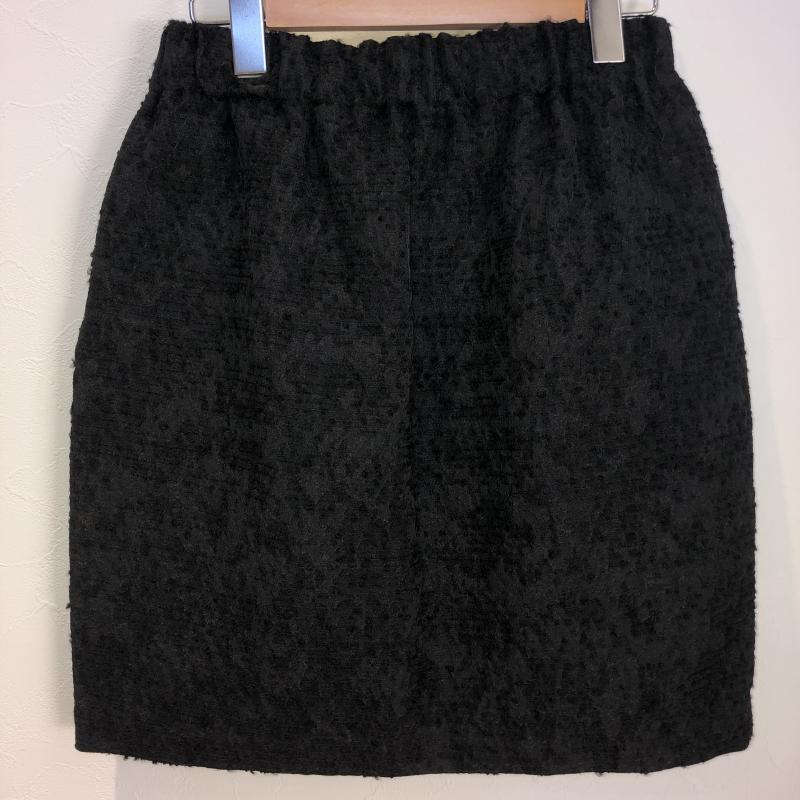 ソーノ Sono スカート ひざ丈スカート 1 無地 黒 / ブラック / レディース USED 古着 中古 10007538