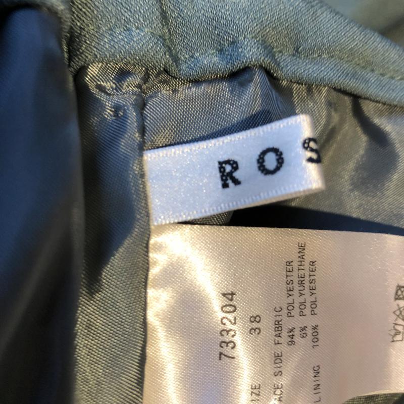 ロージー ROSIEE パンツ スラックス 38 無地 緑 / グリーン / レディース USED 古着 中古 10007542