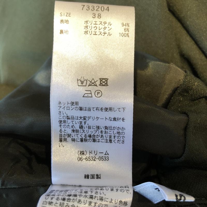 ロージー ROSIEE パンツ スラックス 38 無地 緑 / グリーン / レディース USED 古着 中古 10007543