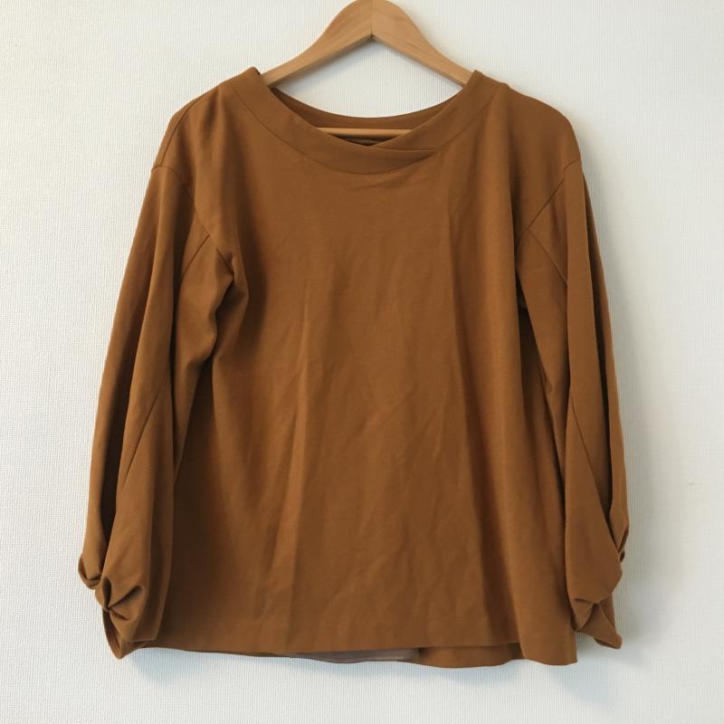 エンネア Ennea カットソー 長袖 38 無地 橙 / オレンジ / レディース USED 古着 中古 10007554