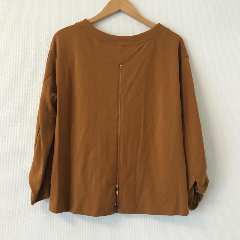 エンネア Ennea カットソー 長袖 38 無地 橙 / オレンジ / レディース USED 古着 中古 10007554