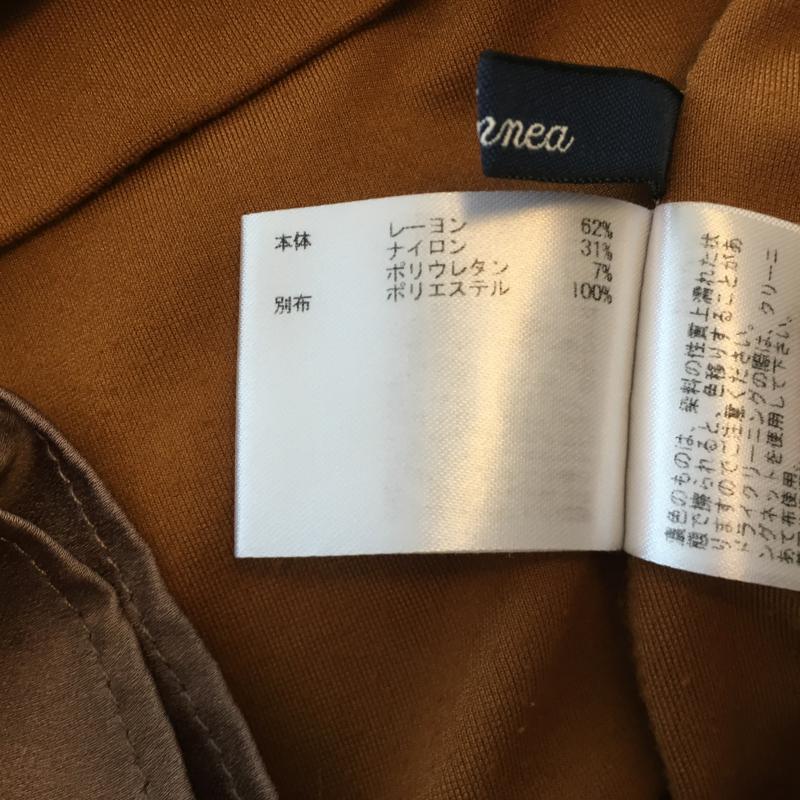 エンネア Ennea カットソー 長袖 38 無地 橙 / オレンジ / レディース USED 古着 中古 10007554
