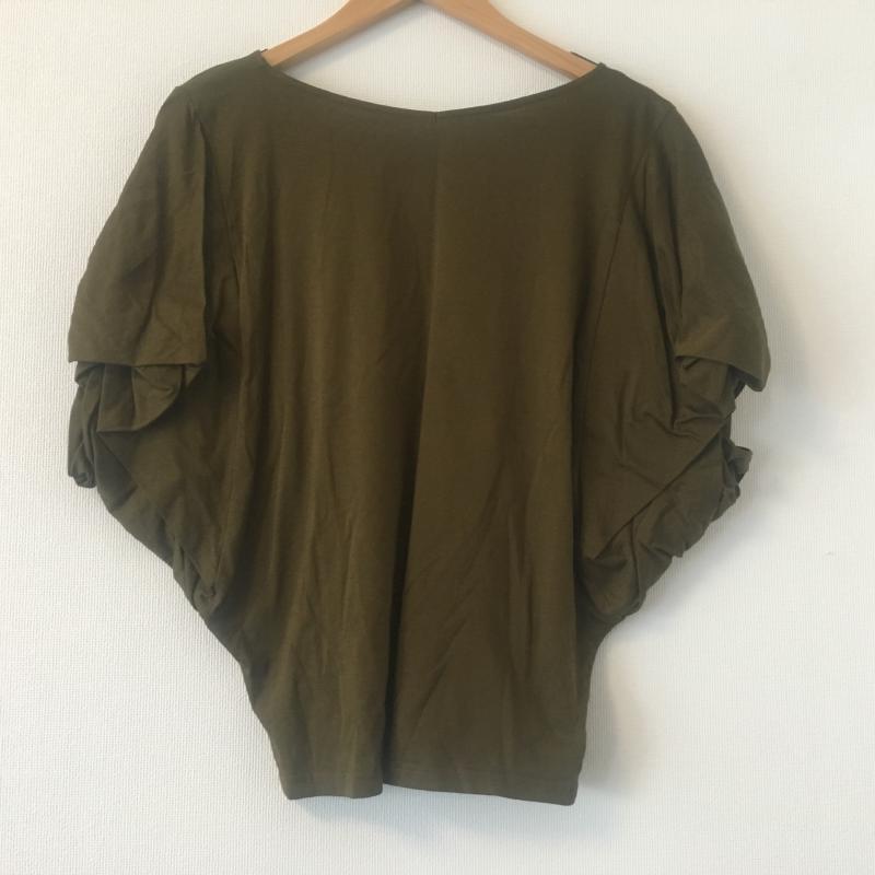 アナナス anana カットソー 半袖 36 無地 緑 / グリーン / レディース USED 古着 中古 10007570