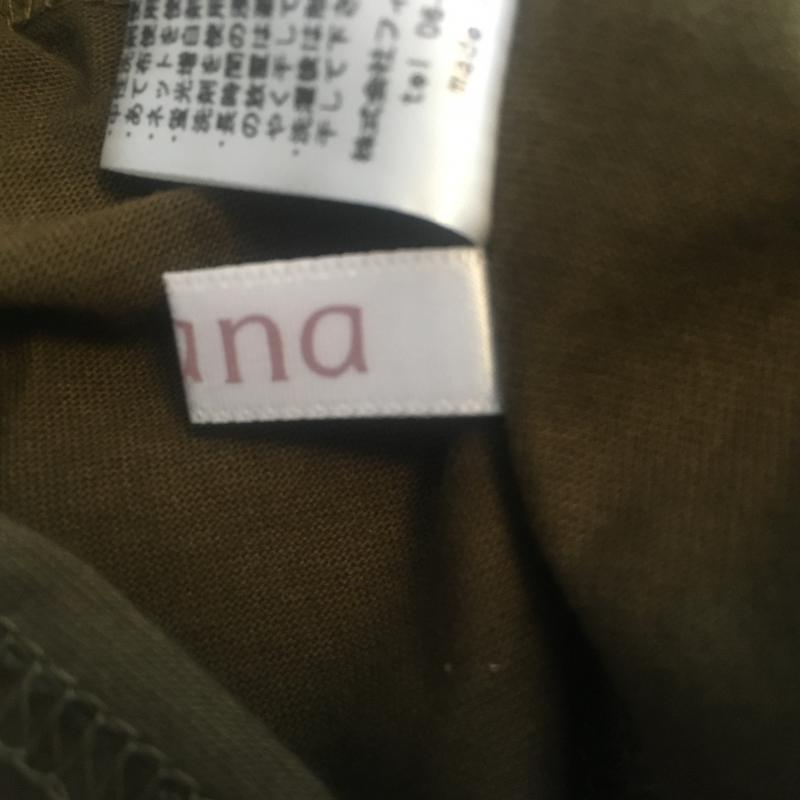 アナナス anana カットソー 半袖 36 無地 緑 / グリーン / レディース USED 古着 中古 10007570