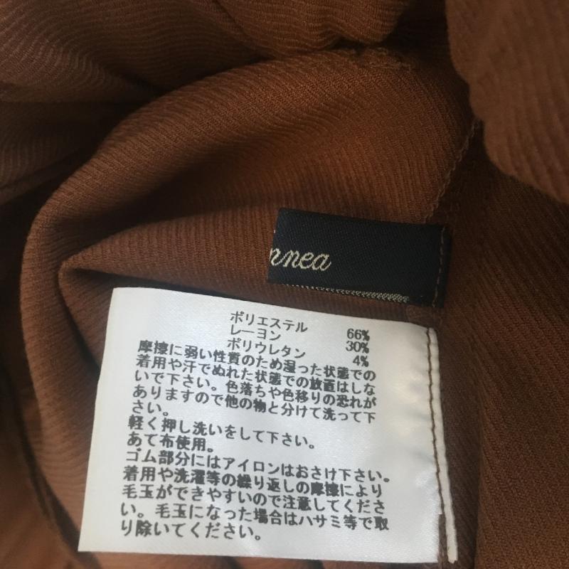 エンネア Ennea パンツ スラックス 38 無地 茶 / ブラウン / レディース USED 古着 中古 10007574