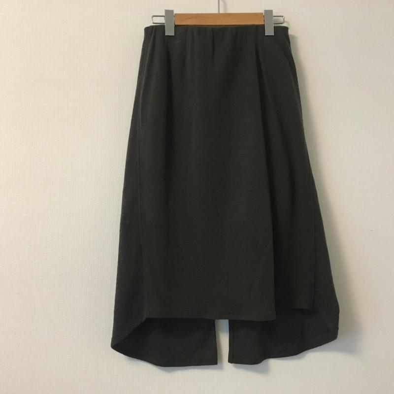 ノーブルブラン NobleBlanc スカート ロングスカート 38 無地 茶 / ブラウン / レディース USED 古着 中古 10007586