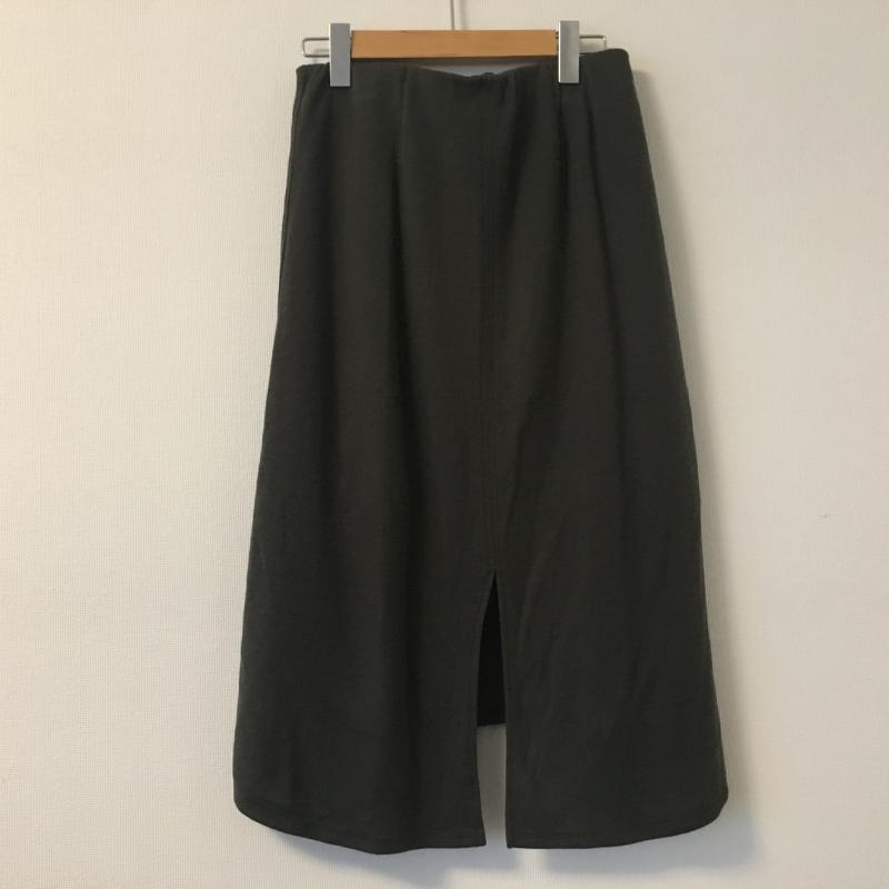 ノーブルブラン NobleBlanc スカート ロングスカート 38 無地 茶 / ブラウン / レディース USED 古着 中古 10007586