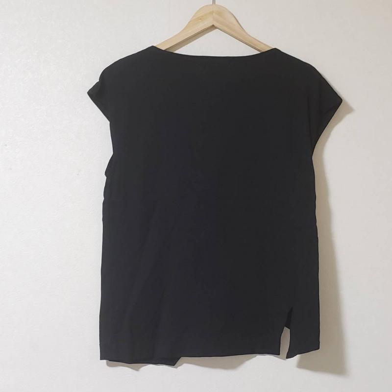 ヨーロ YOLO カットソー 半袖 40 無地 黒 / ブラック / レディース USED 古着 中古 10007594