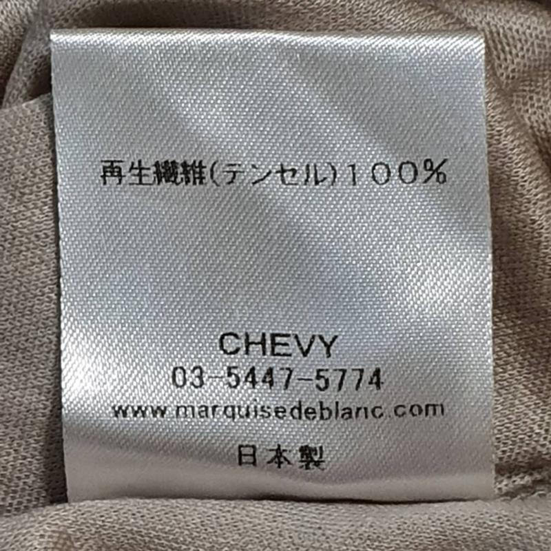 マルキスデブラン Marquise de blanc カットソー 長袖 40 無地 灰 / グレー / レディース USED 古着 中古 10007604