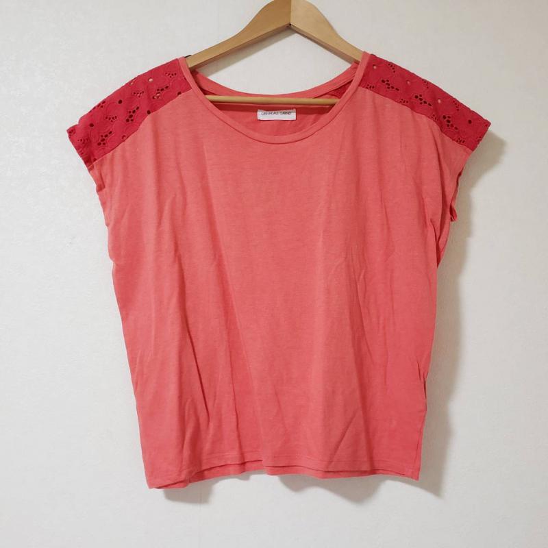 グリーンデイル ガーネット GREENDALE GARNET カットソー 半袖 M 無地 橙 / オレンジ / レディース USED 古着 中古 10007621