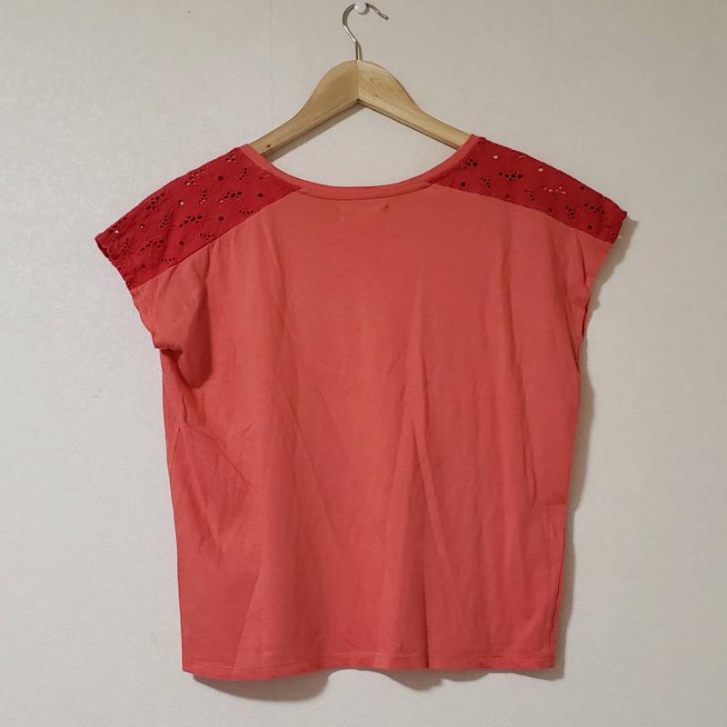 グリーンデイル ガーネット GREENDALE GARNET カットソー 半袖 M 無地 橙 / オレンジ / レディース USED 古着 中古 10007626