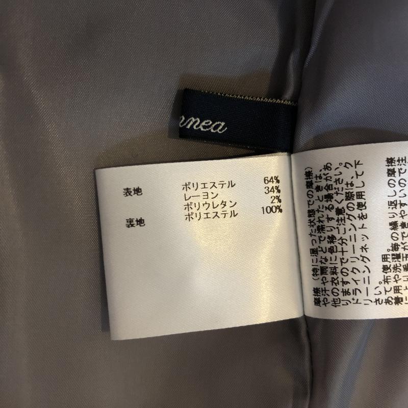 エンネア Ennea スカート ひざ丈スカート 38 無地 灰 / グレー / レディース USED 古着 中古 10007697