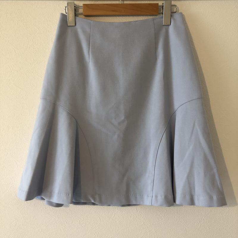 エンネア Ennea スカート ひざ丈スカート 38 無地 青 / ブルー / レディース USED 古着 中古 10007701