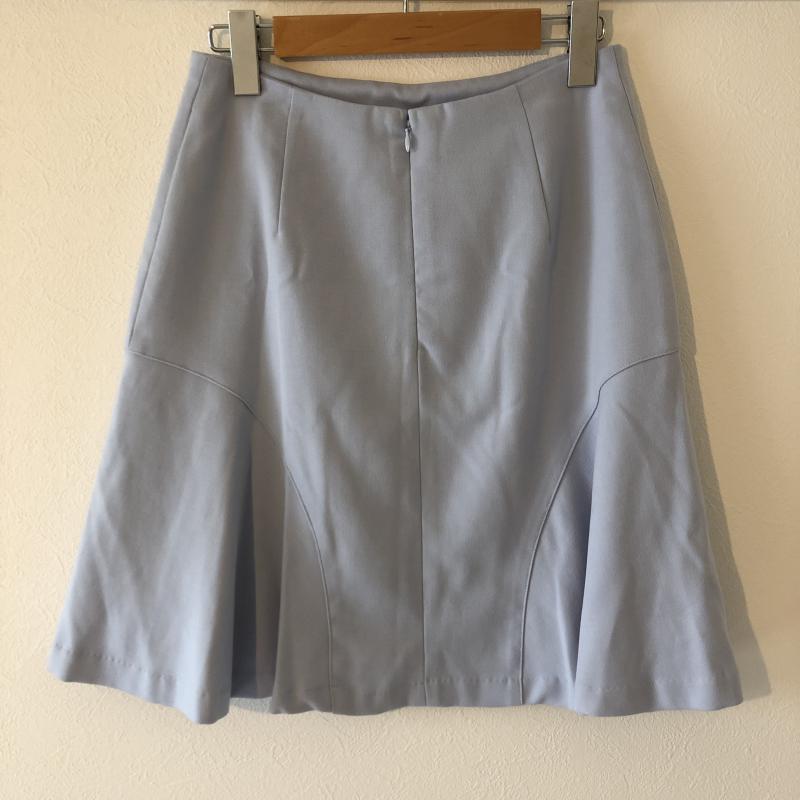 エンネア Ennea スカート ひざ丈スカート 38 無地 青 / ブルー / レディース USED 古着 中古 10007701