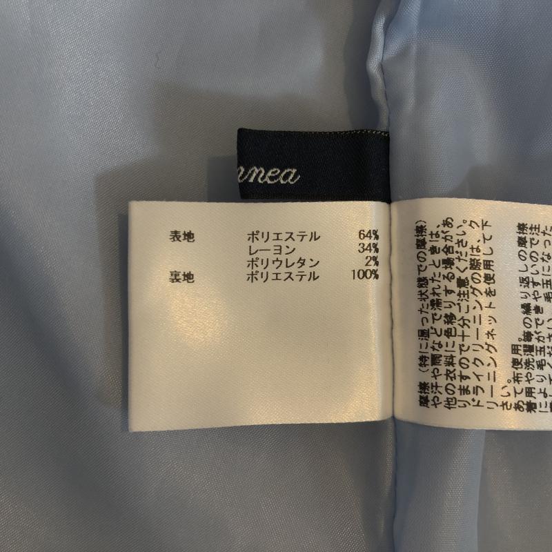 エンネア Ennea スカート ひざ丈スカート 38 無地 青 / ブルー / レディース USED 古着 中古 10007701