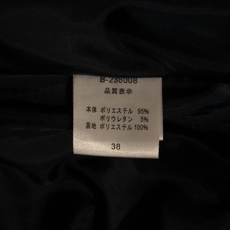 ドナマリー DONA MARIE ワンピース ひざ丈スカート 38 無地 紺 / ネイビー / レディース USED 古着 中古 10007715