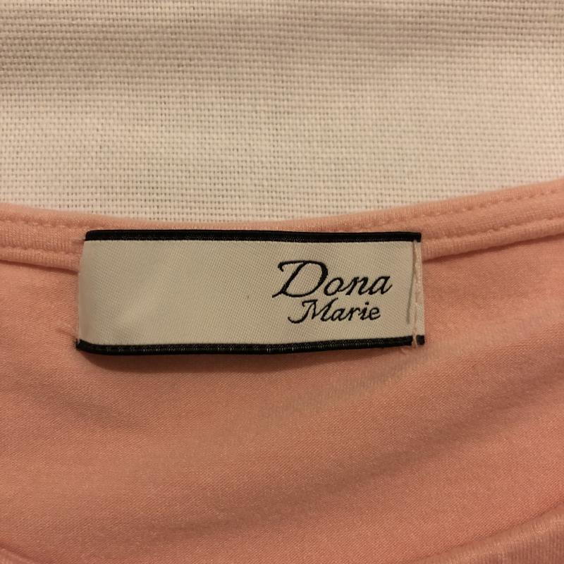 ドナマリー DONA MARIE カットソー 半袖 36 無地 ベージュ / ベージュ / レディース USED 古着 中古 10007719