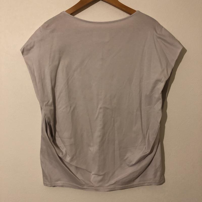 ヨーロ YOLO カットソー 半袖 38 無地 灰 / グレー / レディース USED 古着 中古 10007721