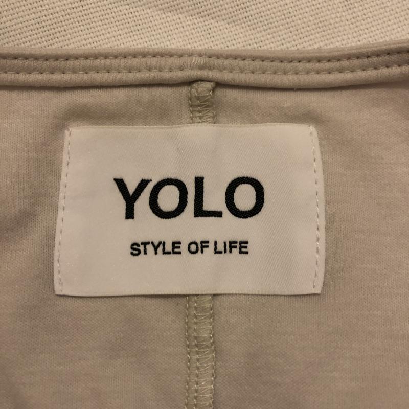 ヨーロ YOLO カットソー 半袖 38 無地 灰 / グレー / レディース USED 古着 中古 10007721