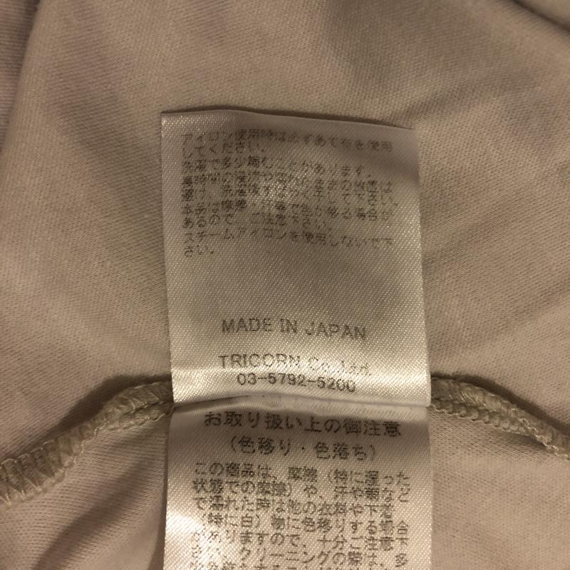 ヨーロ YOLO カットソー 半袖 38 無地 灰 / グレー / レディース USED 古着 中古 10007721