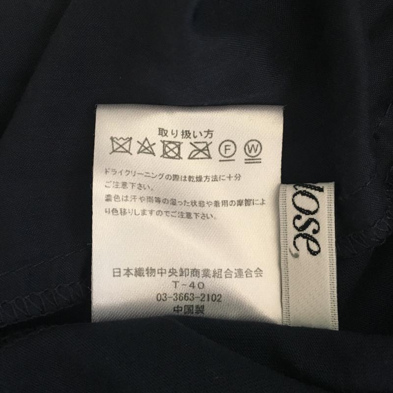 ソークロース, So close, カットソー 半袖 S 無地 紺 / ネイビー / レディース USED 古着 中古 10007747