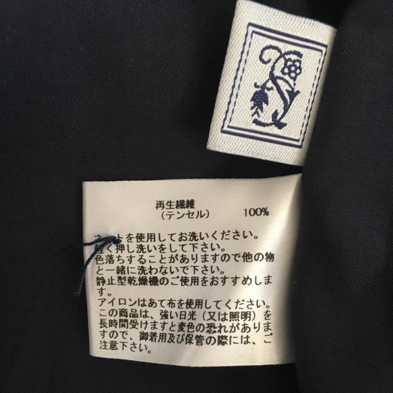 シードレイク Seadrake シャツ、ブラウス 長袖 36 無地 紺 / ネイビー / レディース USED 古着 中古 10007748