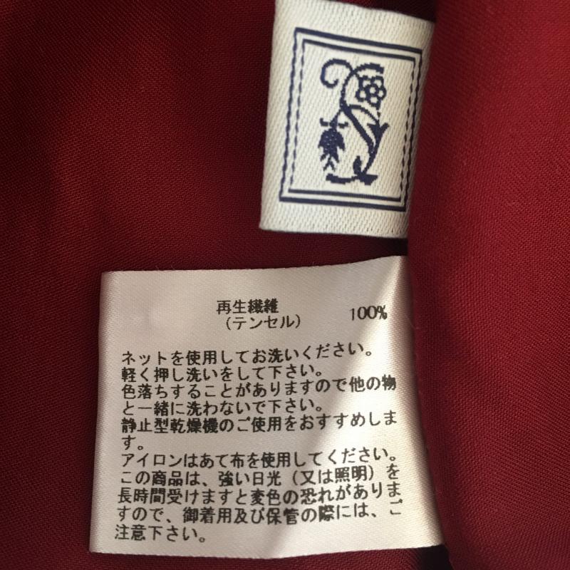 シードレイク Seadrake シャツ、ブラウス 長袖 40 無地 赤 / レッド / レディース USED 古着 中古 10007749