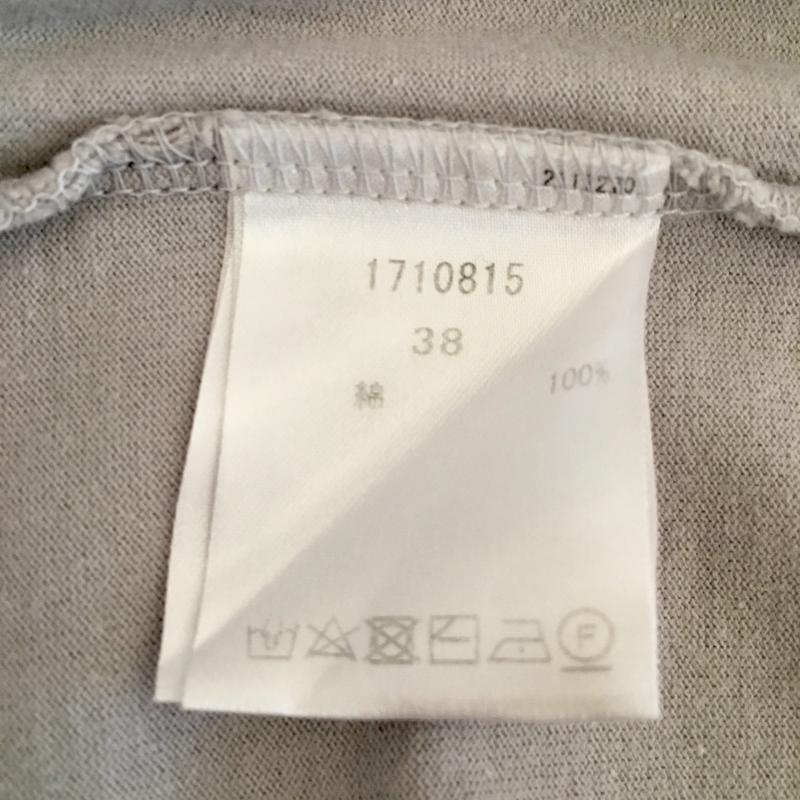 ヨーロ YOLO カットソー 半袖 38 無地 灰 / グレー / レディース USED 古着 中古 10007752