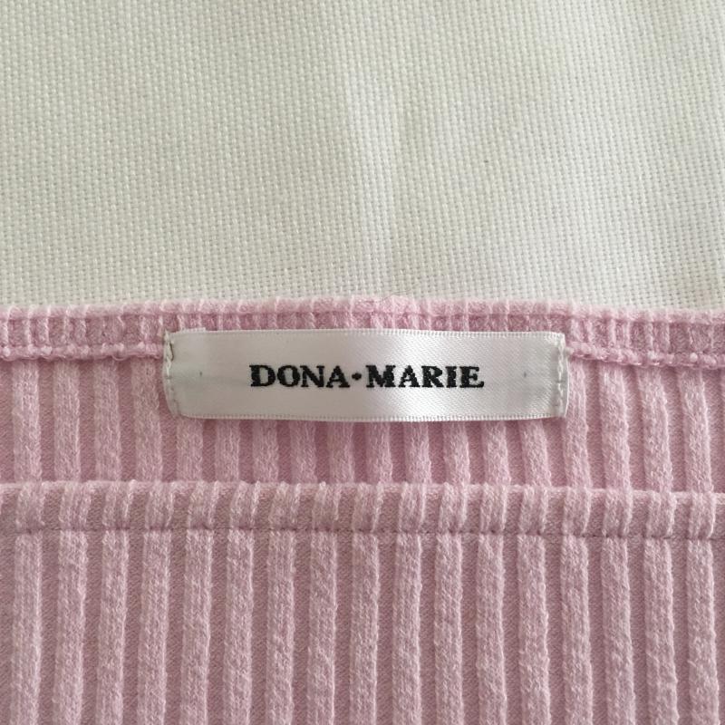 ドナマリー DONA MARIE カットソー 長袖 38 無地 桃 / ピンク / レディース USED 古着 中古 10007762