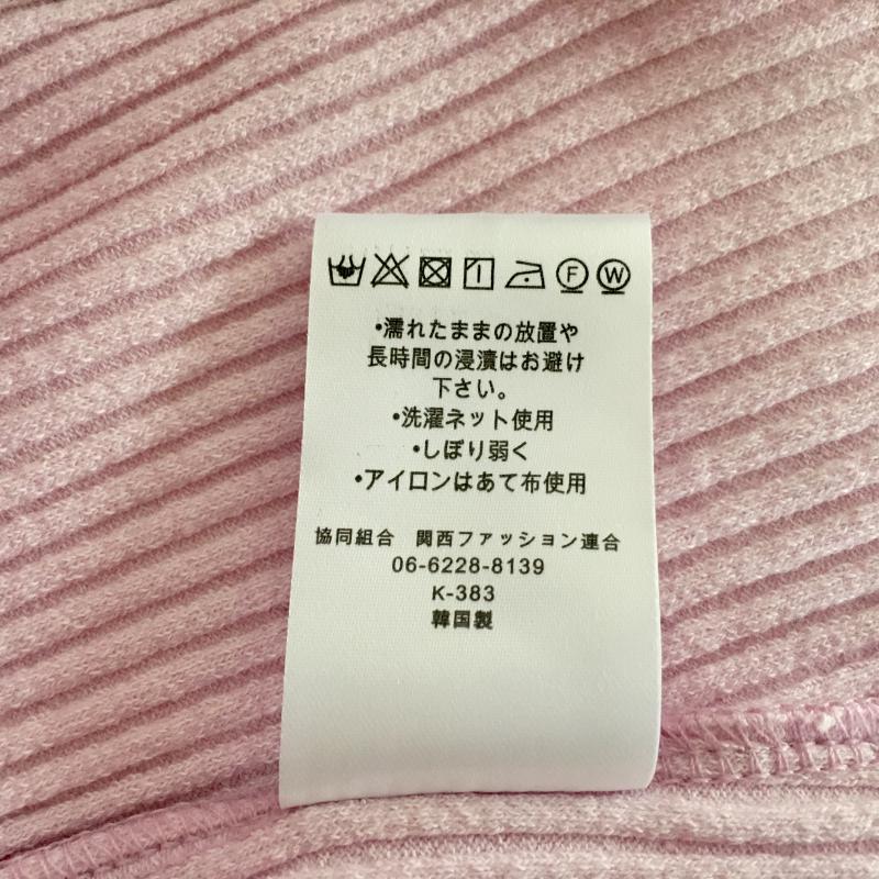 ドナマリー DONA MARIE カットソー 長袖 38 無地 桃 / ピンク / レディース USED 古着 中古 10007762