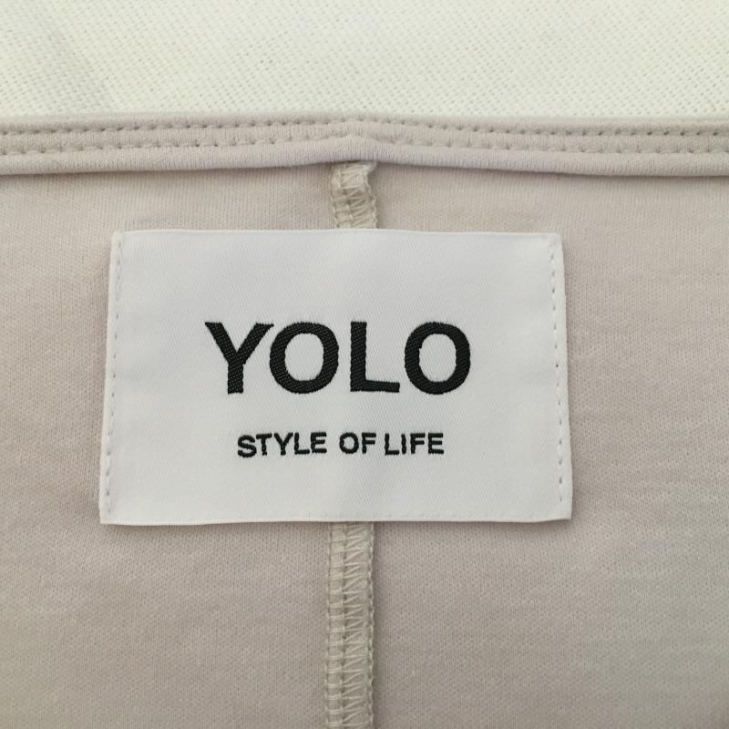 ヨーロ YOLO カットソー 半袖 36 無地 灰 / グレー / レディース USED 古着 中古 10007766