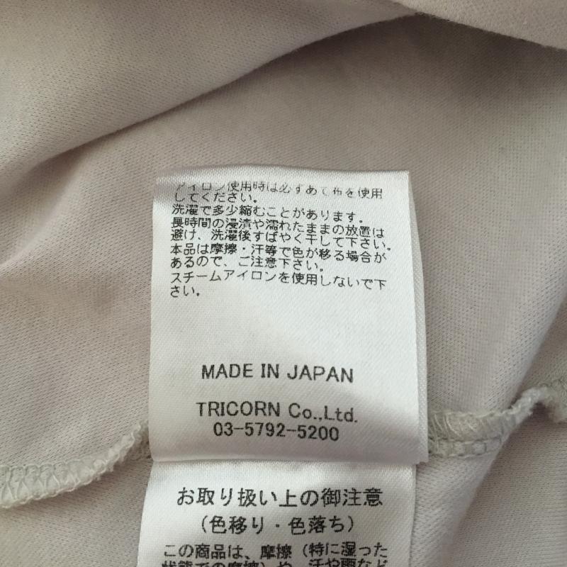 ヨーロ YOLO カットソー 半袖 36 無地 灰 / グレー / レディース USED 古着 中古 10007766