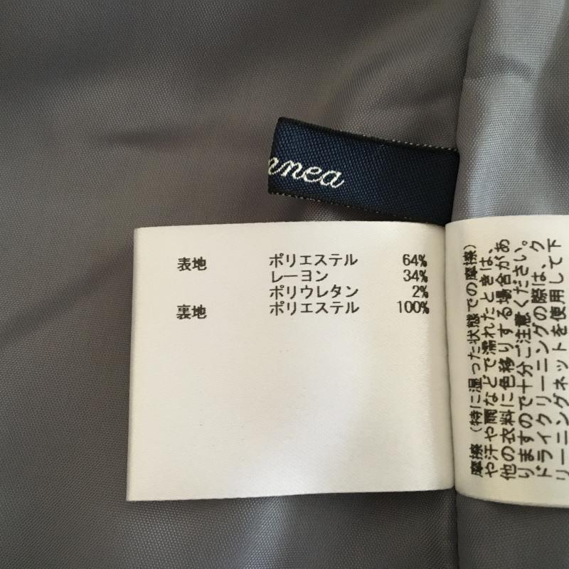 エンネア Ennea スカート ひざ丈スカート 38 無地 灰 / グレー / レディース USED 古着 中古 10007784